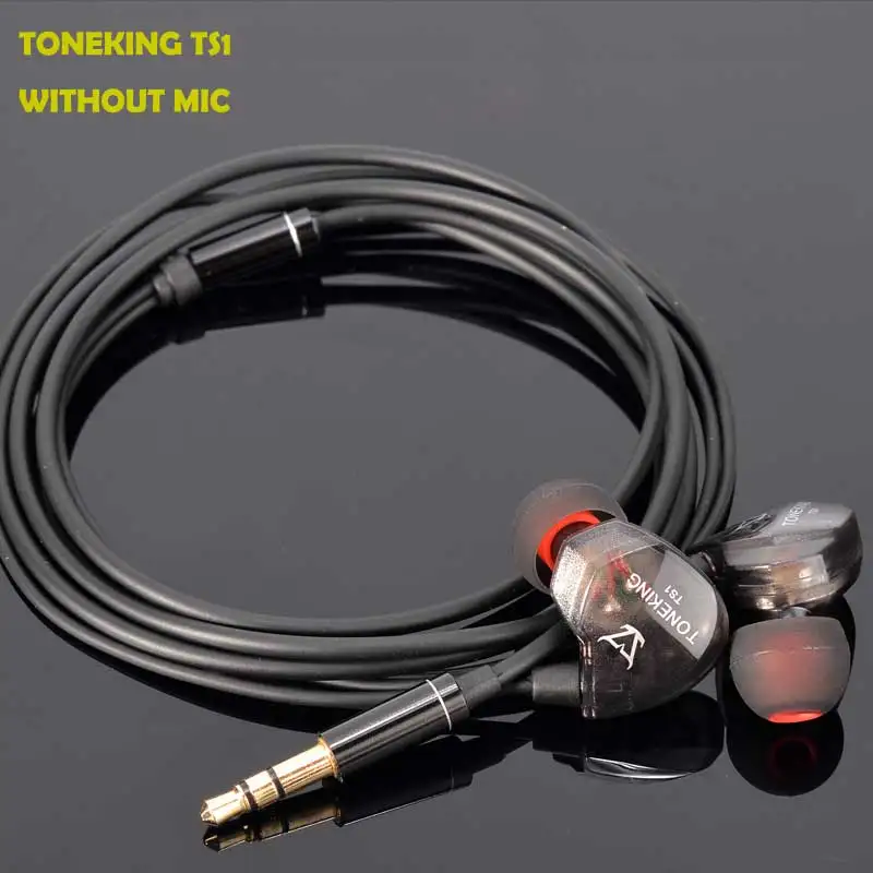 MusicMaker TONEKING TS1 динамические наушники в ухо HeadEarphone спорт HIFI гарнитура игровая Earbus универсальная дешевая