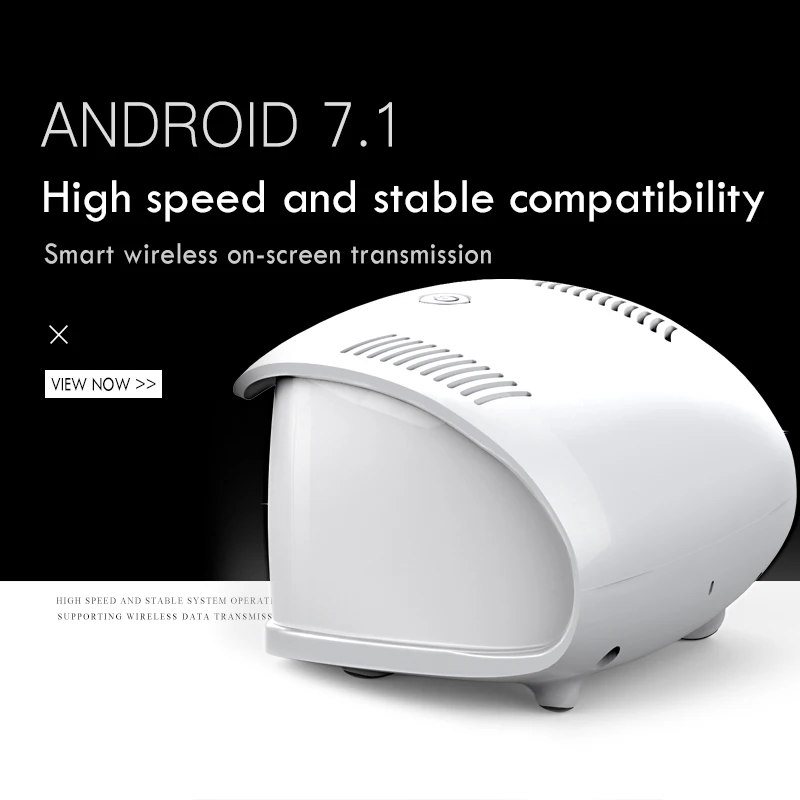 WOWOTO Мини проектор 854*480 разрешение Android Wi Fi Bluetooth LED Портативный HD домашний