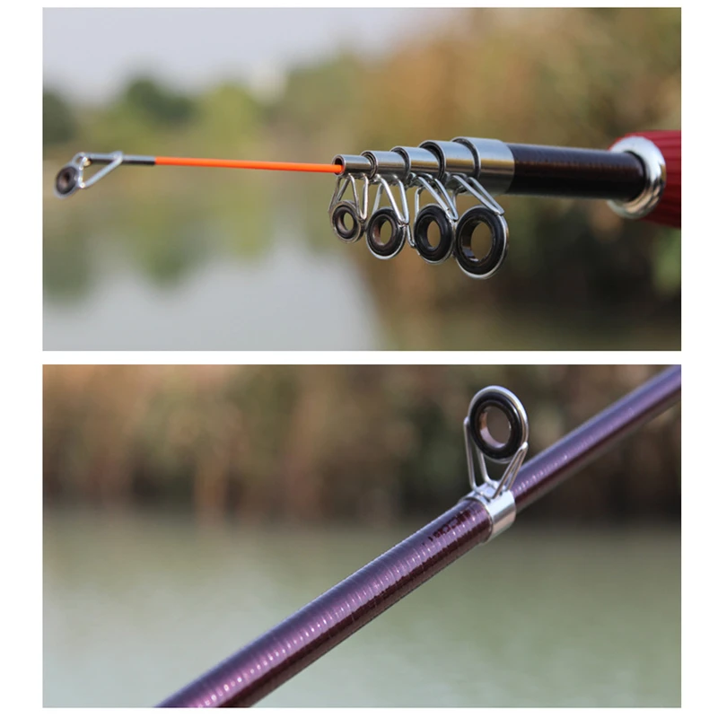 LEO Мини Портативный 1 4 м Сверхлегкий Телескопический ледяной Рок Удочка +