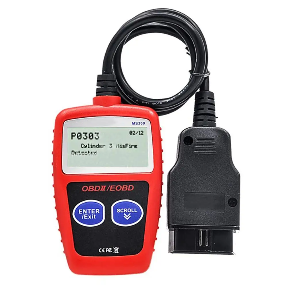 Считыватель кодов MS309 OBD2 OBDII автомобильный диагностический инструмент MS 309