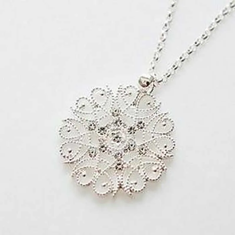 Surou ковбойские украшения ажурное ожерелье с узором Женская цепочка на свитер