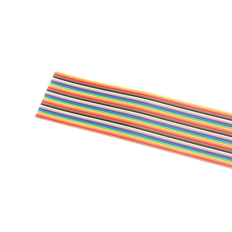 2 м/лот ленточный кабель Rainbow 10P 14P 16P 20P 26P 34P 40P 50P плоский цветной Провод шаг 1 27