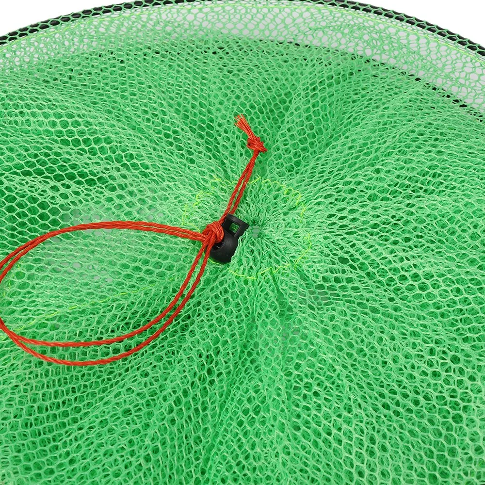 Зеленый складной нейлон Рыболовные сети 3 Слои Краб Рыба Crawdad Креветки чистый