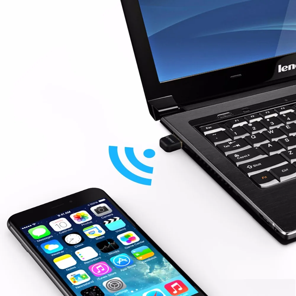 ORICO Mini Bluetooth 4,0 адаптер для ПК ноутбука Bluetooth передатчик адаптер ключ Музыкальный звуковой приемник