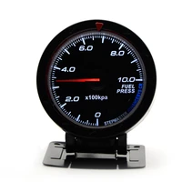 2 5 60mm 12v car gauge meter fuel pressure gauge black face with sensor car gauge meter without logo