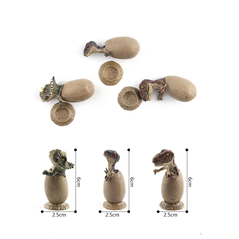 Парк Юрского периода полувылупляемый Динозавр яйцо фигурка модель игрушечный