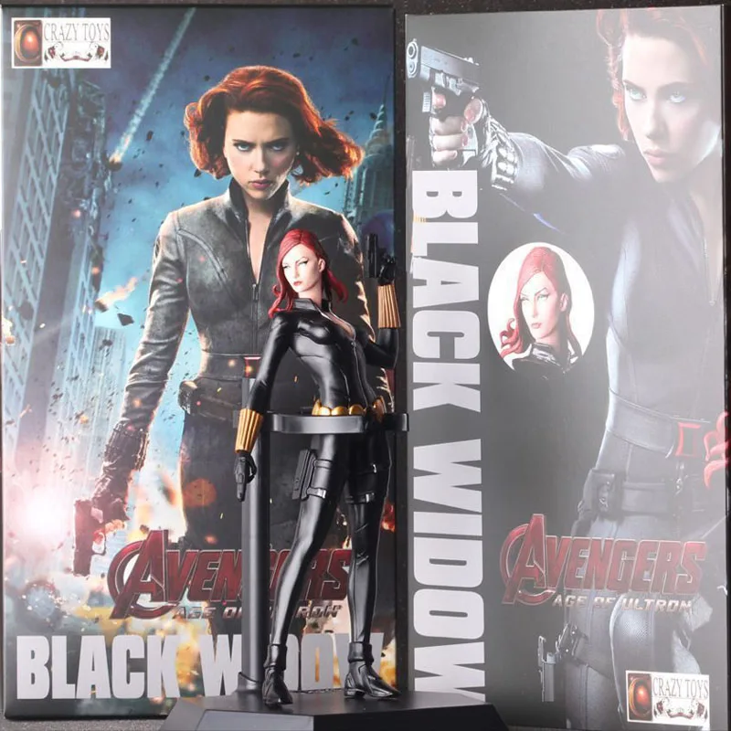 Бесплатная доставка 8 &quotМстители Hero Black Widow CT Ver. В коробке 20 см ПВХ фигурка