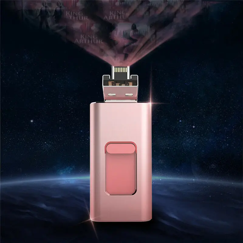 4 в 1 type c OTG USB флэш накопитель 3 0 Флешка 32 Гб 128 карта памяти для iPhone Android PC 256 ГБ|USB