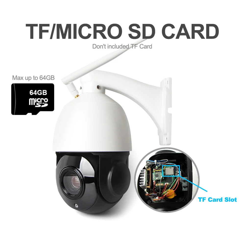 HD 1080P 3g 4G CCTV камера SIM карта скорость купольная Беспроводная PTZ камера Открытый 4X оптический зум SD карта Аудио разговор