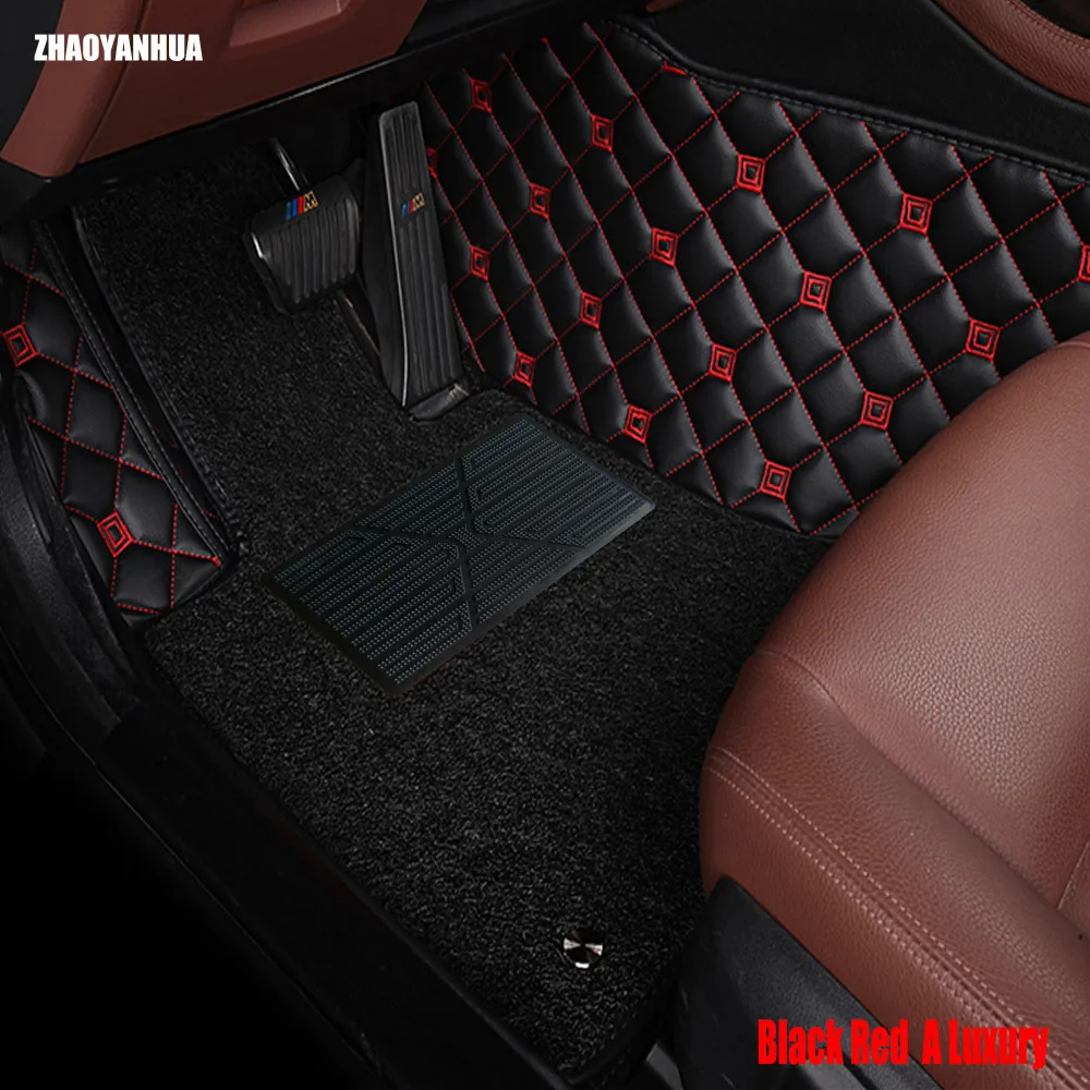 

ZHAOYANHUA Car floor mats for Honda FIT 5D sepcial all weather car styling carpet rugs floor liners(2001-present)