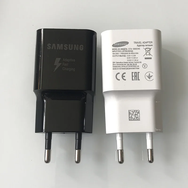Оригинальное быстрое зарядное устройство samsung 12 В/2017 а QC3.0 адаптер USB TYPE C кабель