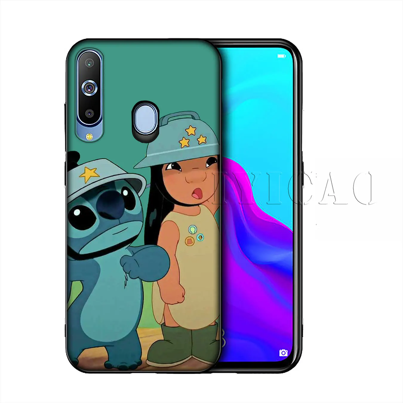 IYICAO cute cartoon Lilo Stitch 11111 Silicone Soft Case for Samsung Galaxy A10 A30 A40 A50 A70 M10 M20 M30 Cover |