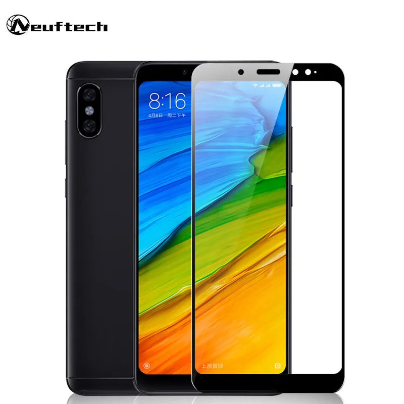 Полное покрытие Закаленное стекло Защитная пленка для стекла на холсте Xiaomi Redmi 5