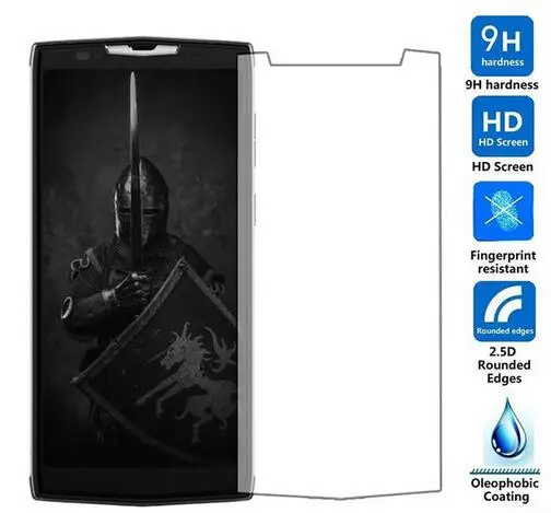 2 шт. 2.5D Закаленное стекло Для Doogee BL9000 защитная пленка 9H Взрывозащищенная Защита