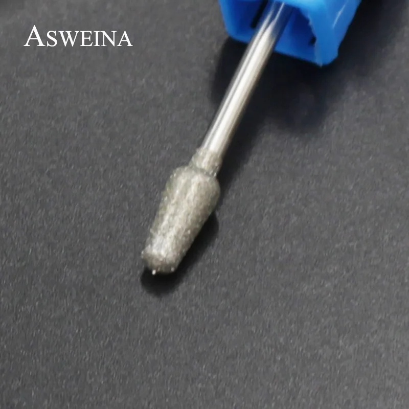 ASWEINA 1 шт. Алмазные Заусенцы для ногтей сверла из нержавеющей стали Ручка резак для удаление маникюра Профессиональный Гель-лак для ногтей инструмент