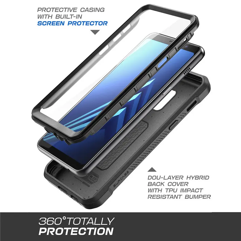 Для Samsung Galaxy A8 Plus 2018 чехол SUPCASE UB Pro полноразмерная прочная кобура защитный со