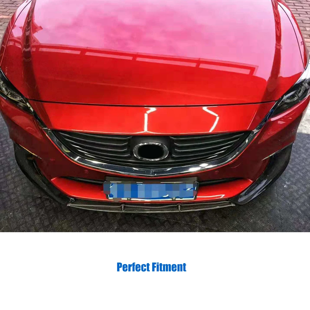 Передний бампер для Mazda 6 GT GX GS GS-L Touring Sedan 4 Door 2017 2018 углеродное волокно | Автомобили