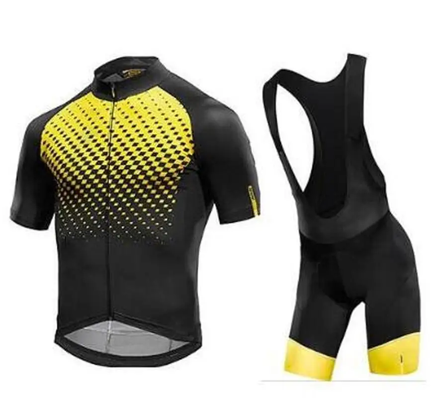 2017 Mavic Quick Dry Short Sleeve Cycling Clothing Breathable Bike Riding Wear Ropa Ciclismo Bicycle Jersey 16D Gel Pad | Спорт и
