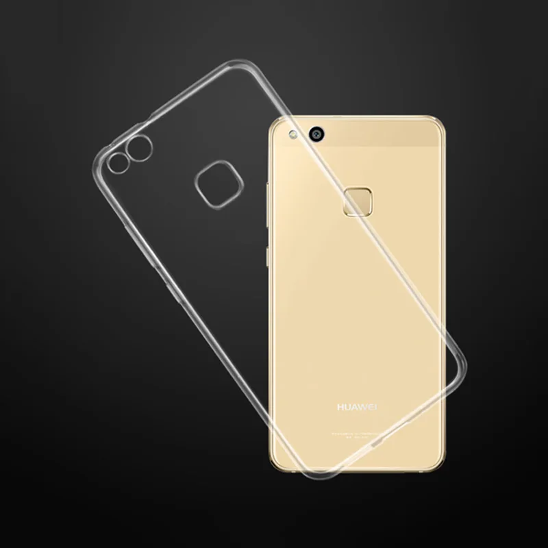 Прозрачный ультра тонкий силиконовый чехол для Huawei P10 lite чехлы прозрачная ТПУ