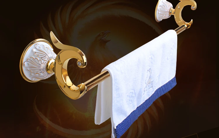 Бесплатная доставка новый дизайн 24-каратный золотой белый одинарный держатель