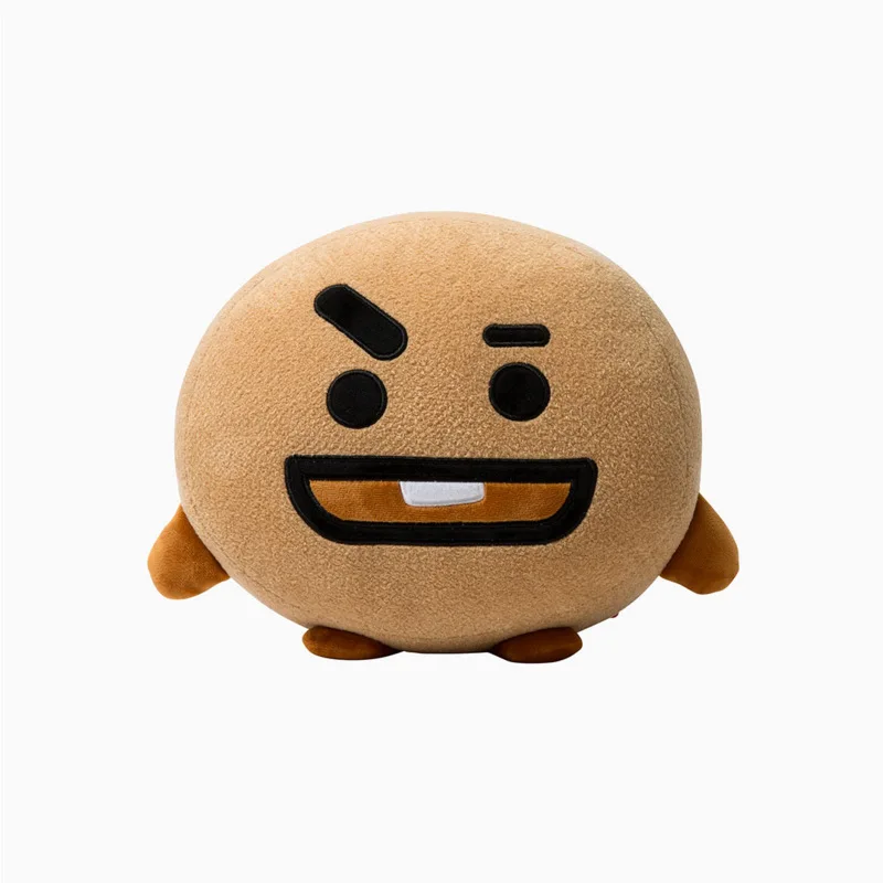 Милый мультфильм BTS BT21 плюшевые игрушки куклы Bangtan мальчики бросить подушки