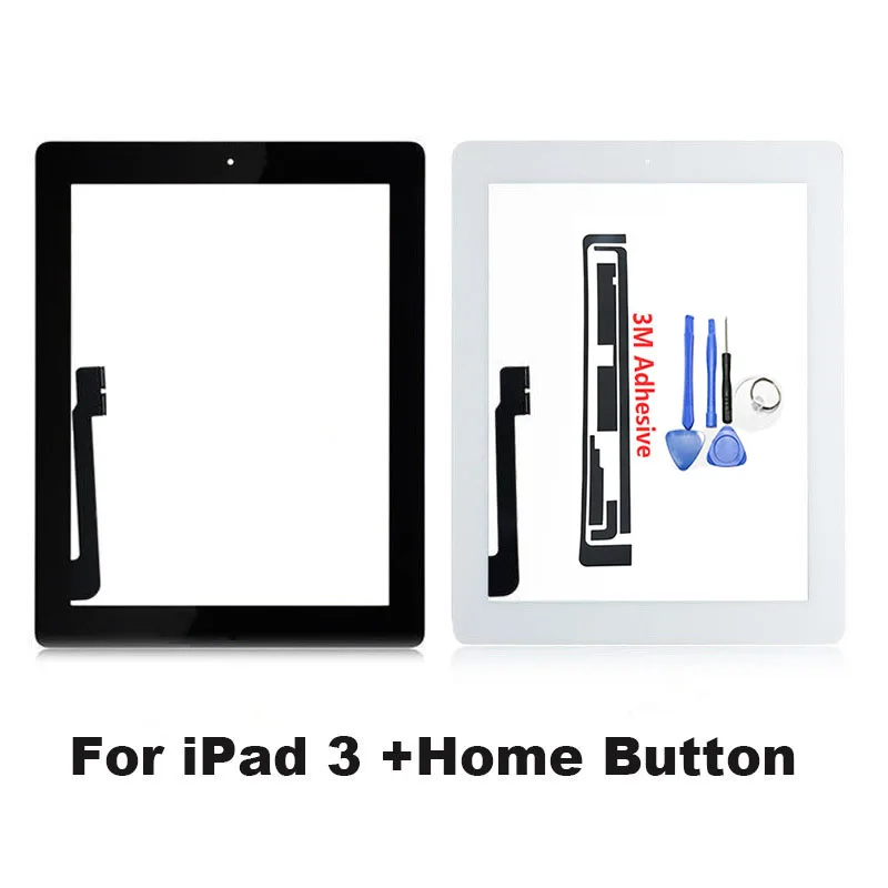 Сенсорный экран планшета для iPad 3 iPad3 A1416 A1430 A1403 дигитайзер стеклянная панель 9 7