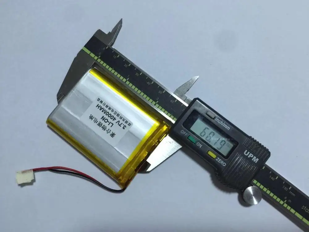 Новая полностью емкостная 3 7 V полимерная литиевая батарея 105070 4000MAH GPS Мобильная