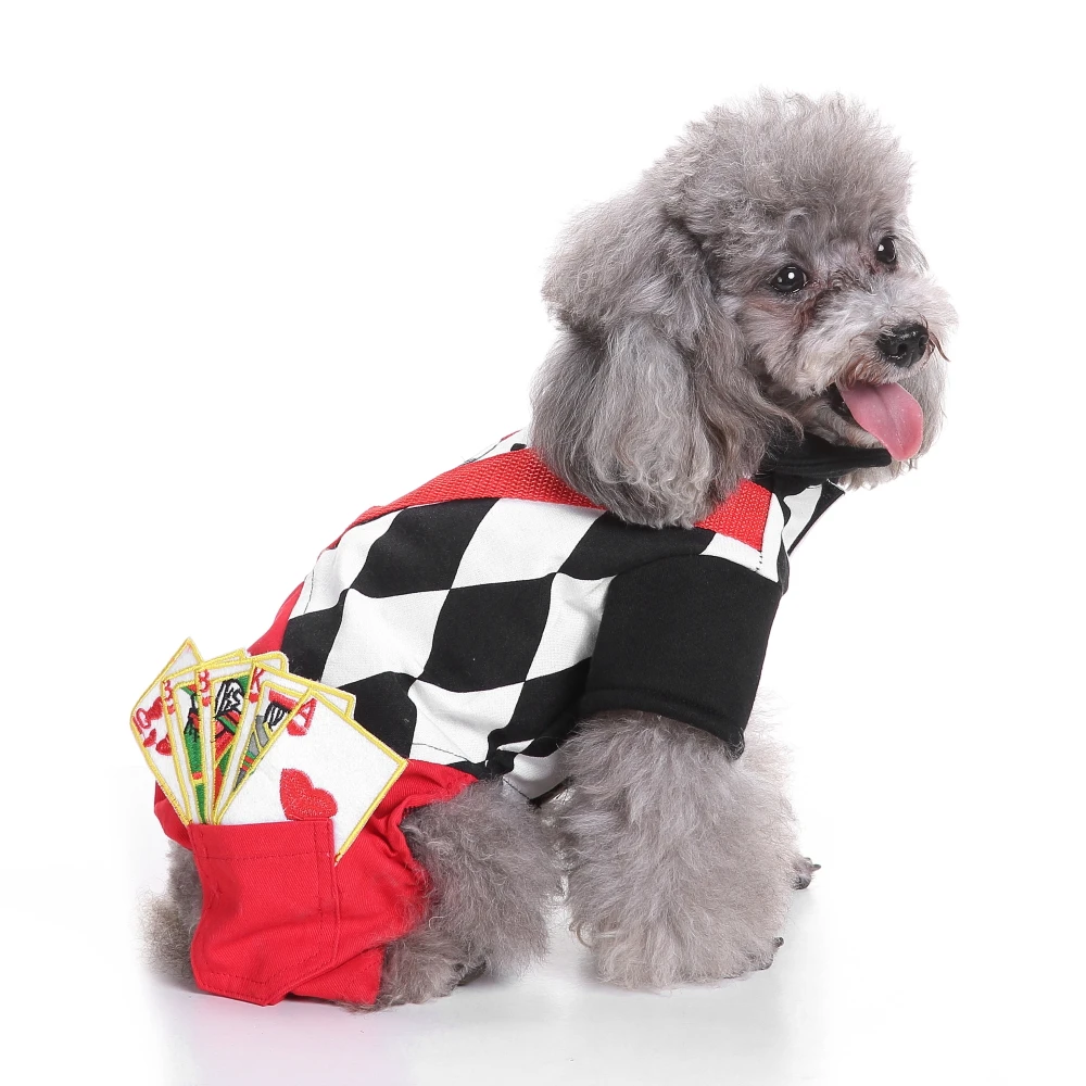 Собака пижамы Pet clothse флисовое пальто комбинезон Magic костюм | Дом и сад