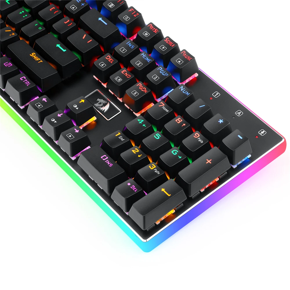Redragon K577R Проводная Механическая игровая клавиатура с радужной подсветкой