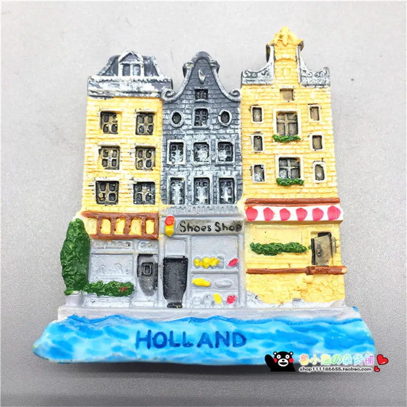 Горячая Распродажа Holland магниты на холодильник Нидерланды 3D ветряная мельница