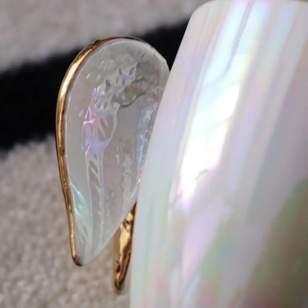 Креативные Золотые Крылья Ангела керамические кофейные кружки dazzle Цвет