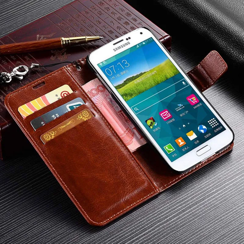 GNMN Оригинальный чехол для Samsung Galaxy S5 мобильного телефона чехол-раскладушка G900F G900V