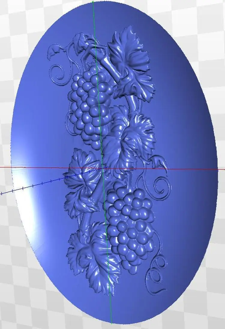 3d model GRAPES_3 relief for cnc in STL file format | Инструменты