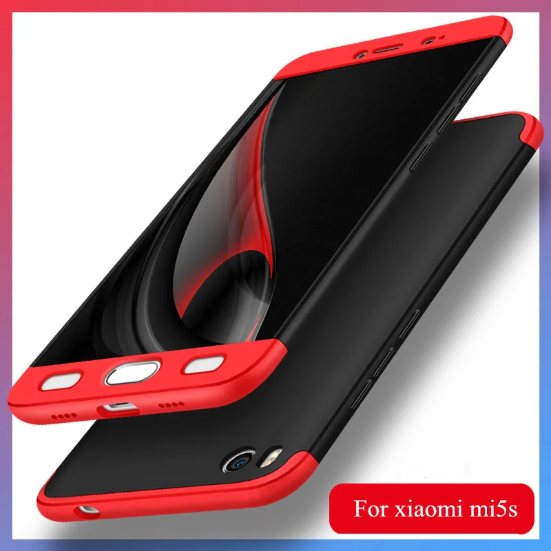 Чехол GKK для Xiaomi Mi5S Mi5 Mi6 модный армированный 360 чехол с полной защитой Mi 5 5s 6
