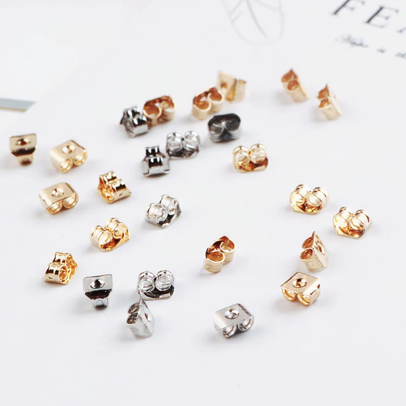 

DIY Jewelry Findings Curved Shape Metal Alloy Fashion Clip Earring Clips 200Pcs/Lot 4*5MM Wholesale Metal Ornament Accessories