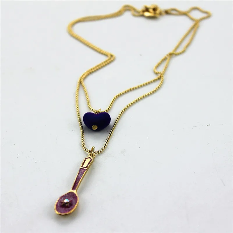 Модное ожерелье 121021 новое модное и чистое бесшумное элегантное сдержанное милое