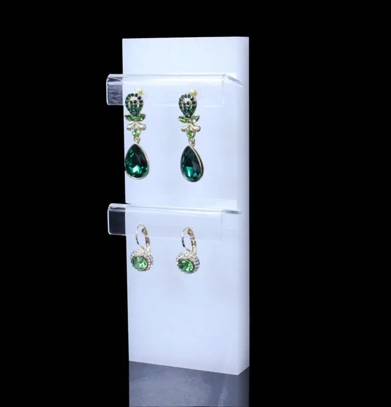 Новый стиль Белый держатель для сережек демонстрационная подставка 2 вида