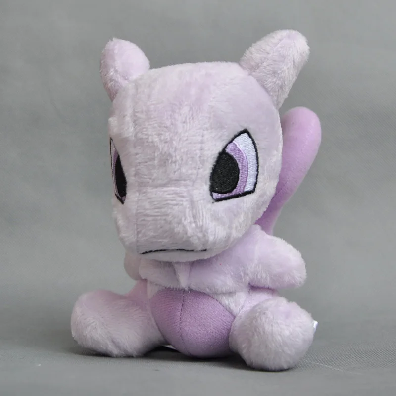 Mewtwo 15cm Mimikyu Mudkip Mew Meowth Psyduck Poliwag Raichu Rotom Snorlax Totodile Treecko Vlupix Wobbuffet Zygarde Voltorb плюшевые игрушки SYQQ - Цвет: Mewtwo 15cm