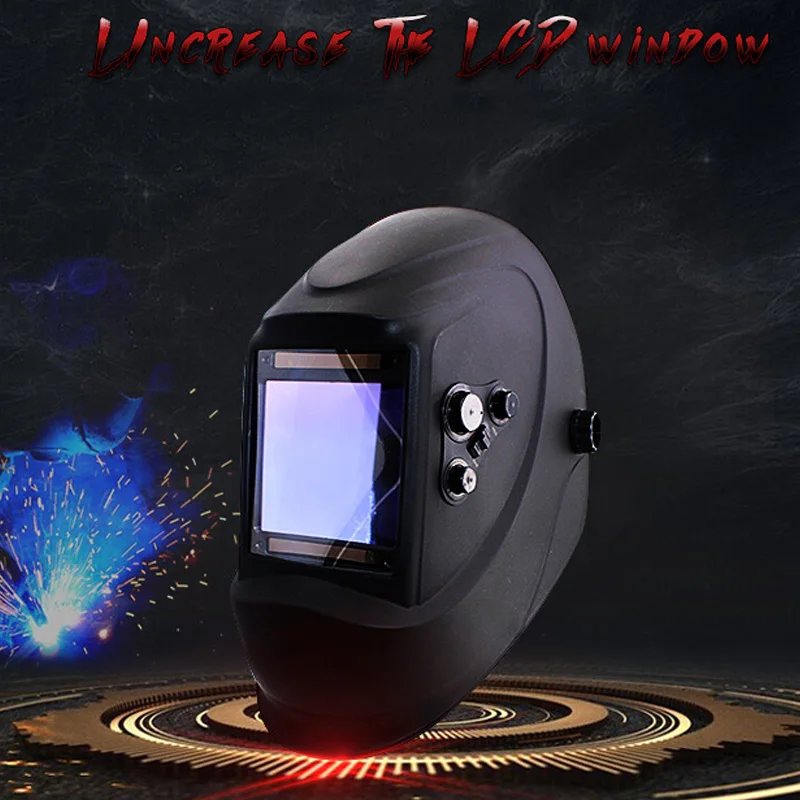 HOT Big View Eara Welding Helmet 4 Arc Sensor DIN5-DIN13 Solar Auto Darkening Goggles BUS66 |