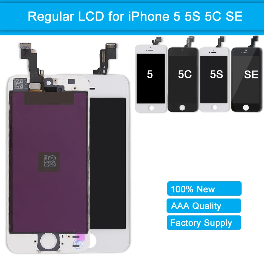 ЖК экран для iPhone SE 5S 5C 5 сенсорный дисплей дигитайзер сборка замена экрана с