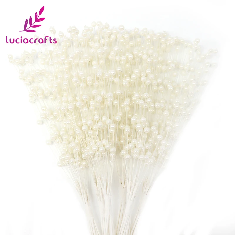 Прибл. 4 5 мм розовые/белые жемчужные палочки для украшения свадебного букета