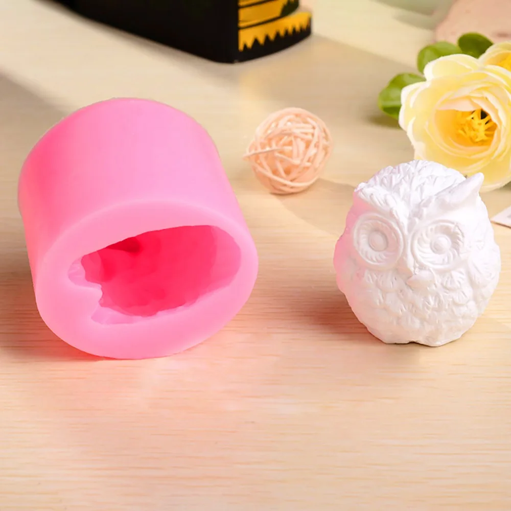 DIY резка для печенья маленькая Сова Форма руки 3D силиконовая форма торта