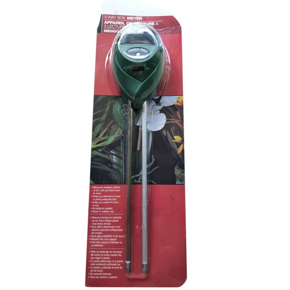 

3in1 Multifunction Hygrometer Soil Meter Moisture Light Meter PH Detector Analyzer Pointer for Garden Plant Flower Soil Sale