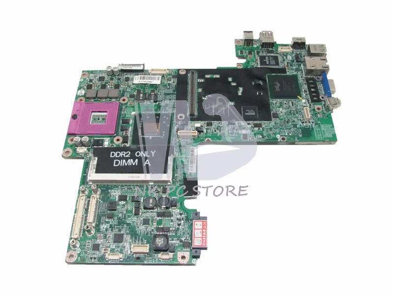 

Материнская плата CN-0HX766 0HX766 для ноутбука Dell Vostro 1700, материнская плата 965PM DDR2 с бесплатным процессором