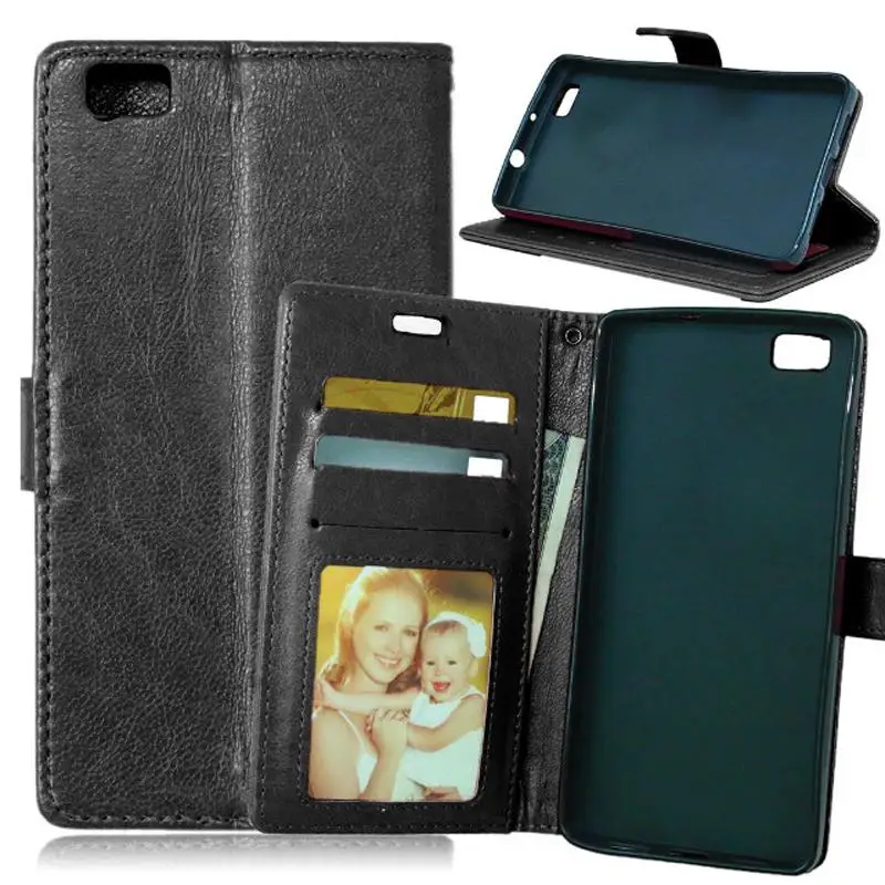 8 Colors PU leather wallet cover case For Huawei Ascend P8 Lite p8lite With Card Slots photo frame | Мобильные телефоны и
