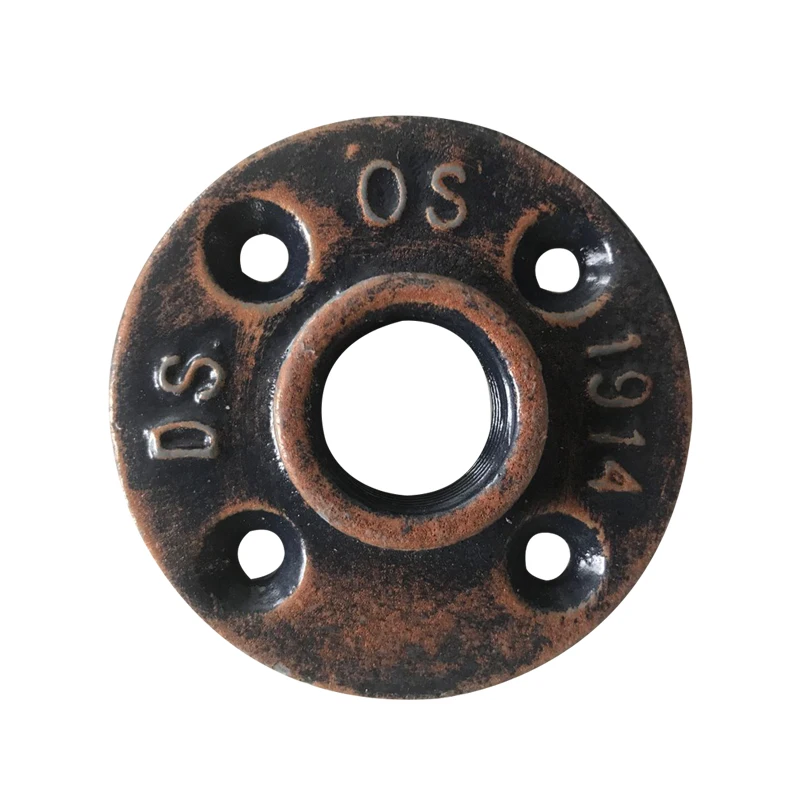 4 шт./лот Чугунное Основание фланцев краски сделанные старые фланцы крепкая