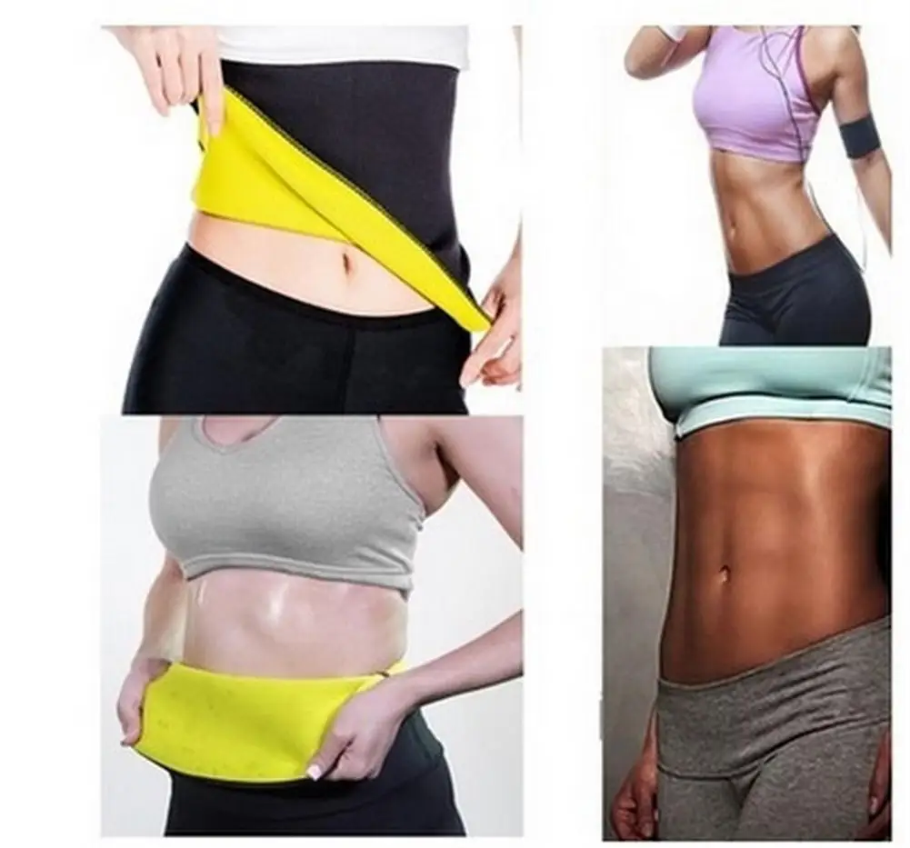Женский Формирователь живота неопрена термальный пояс для похудения