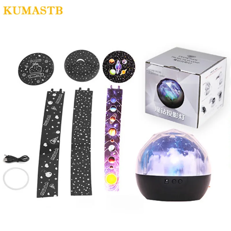 Творческий 3D проектор звездного неба лампа светодиодный Ночной светильник