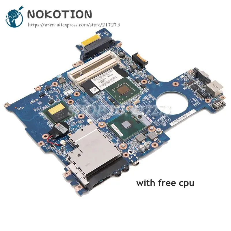 

NOKOTION laptop motherboard for DELL VOSTRO 1310 V1310 Mainboard 0R511C LA-4231P free cpu full tesed