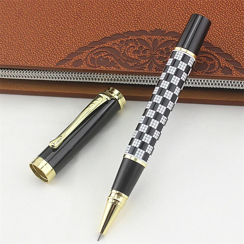 Роскошная металлическая шариковая ручка 0 7 мм nib Jinhao 500 Золотой зажим для офиса